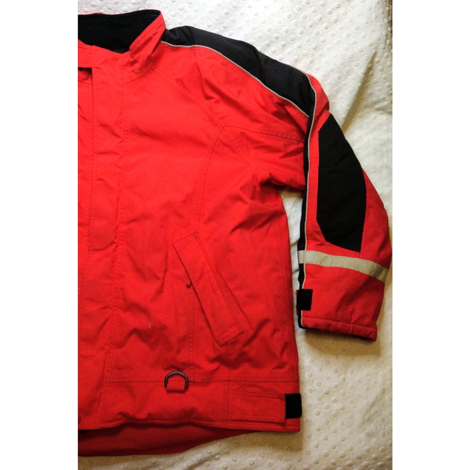 Vintage Cabela's Coat Parka Heavy Zip Up Collared Red Black Silver XL Men Size US XL / EU 56 / 4 - 2 Thumbnail