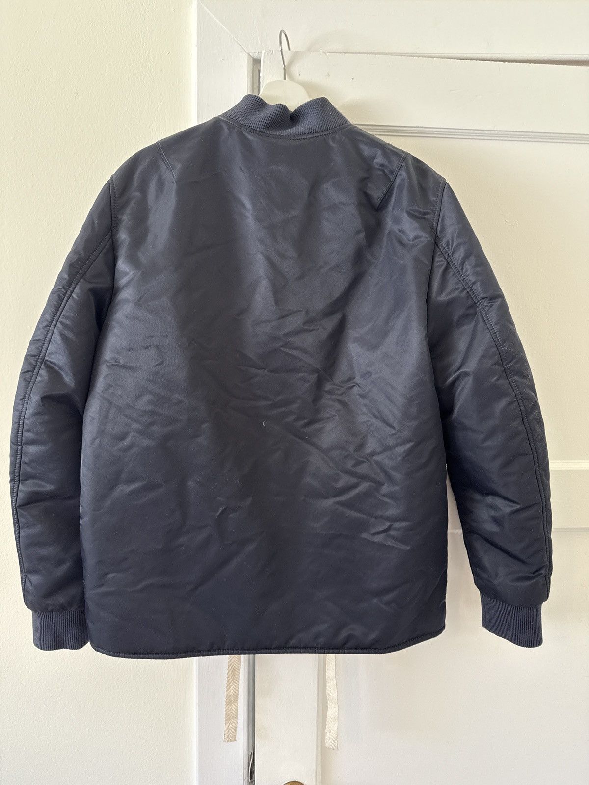 Acne Studios Acne Studios Bomber Jacket In Navy Blue Nylon Size US S / EU 44-46 / 1 - 2 Thumbnail