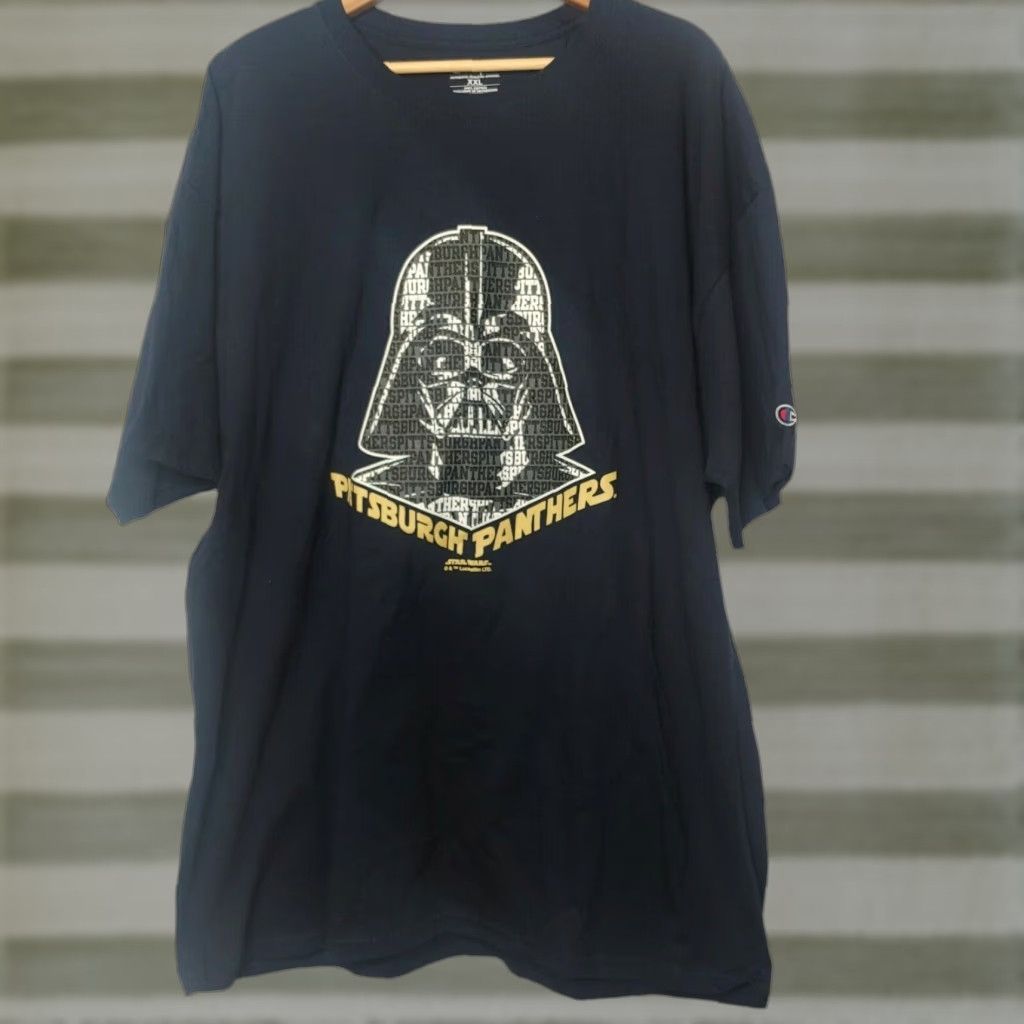 Champion Champion PITT Shirt T-Shirt Men 2XL 2XL Star Wars Darth Vader University of Pittsburgh Panthers Size US XXL / EU 58 / 5 - 1 Thumbnail