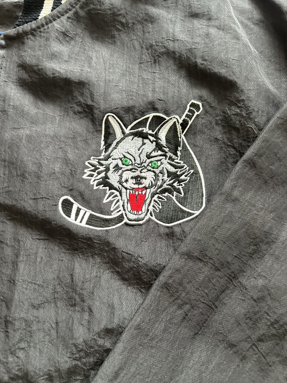 Starter Vintage Starter Chicago Wolves AHL Hockey Jacket RARE Size US L / EU 52-54 / 3 - 5 Thumbnail