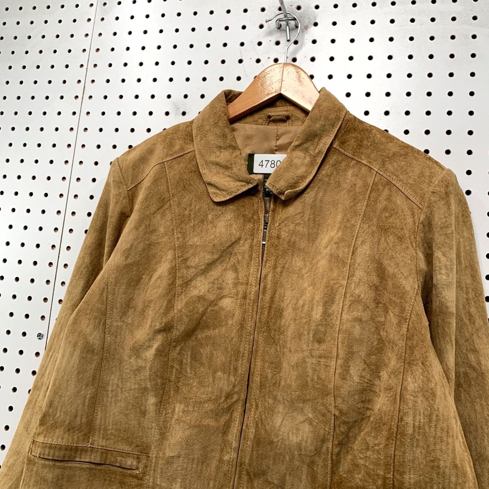 Eddie Bauer Eddie Bauer Suede Jacket Womens XL Brown Western Cowgirl Genuine Leather Bomber Jacket Size XL / US 12-14 / IT 48-50 - 6 Thumbnail