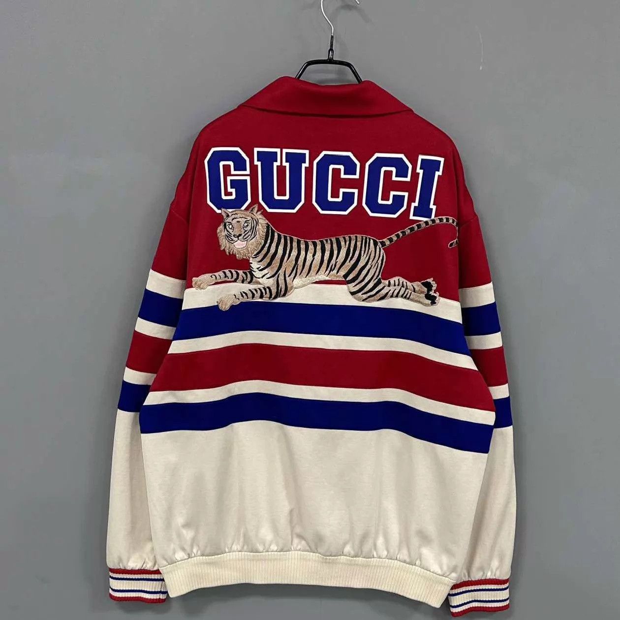 Gucci GUCCI Tiger Half-Zip Jacket L 99 New Size US L / EU 52-54 / 3 - 3 Thumbnail