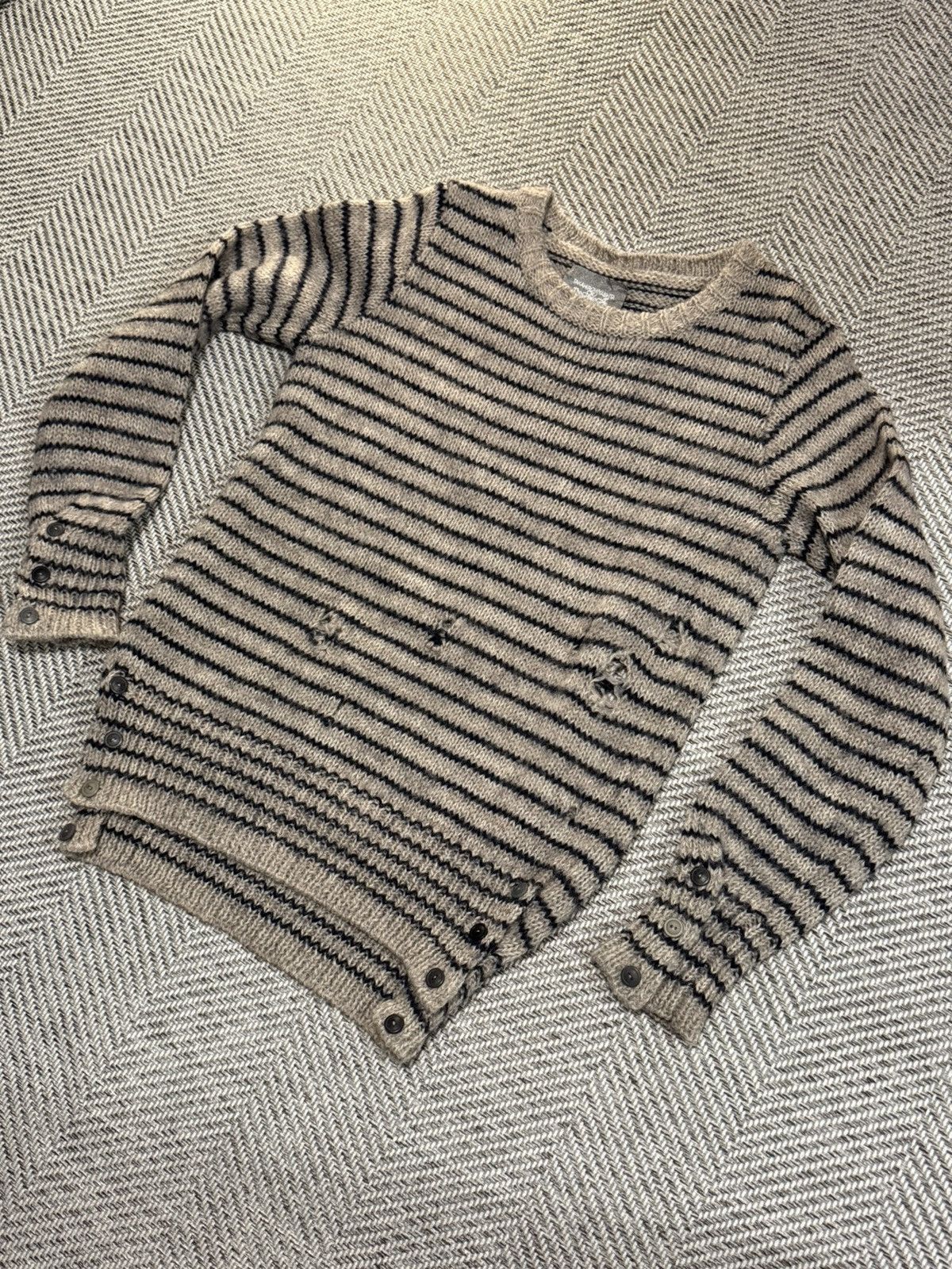 Takahiromiyashita The Soloist. Soloist grunge damaged knitwear Size US S / EU 44-46 / 1 - 1 Thumbnail