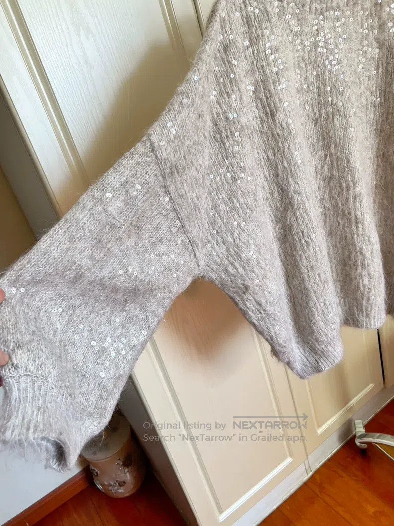Brunello Cucinelli Brunello Cucinelli Full Sequin Sweater Size M / US 6-8 / IT 42-44 - 5 Thumbnail