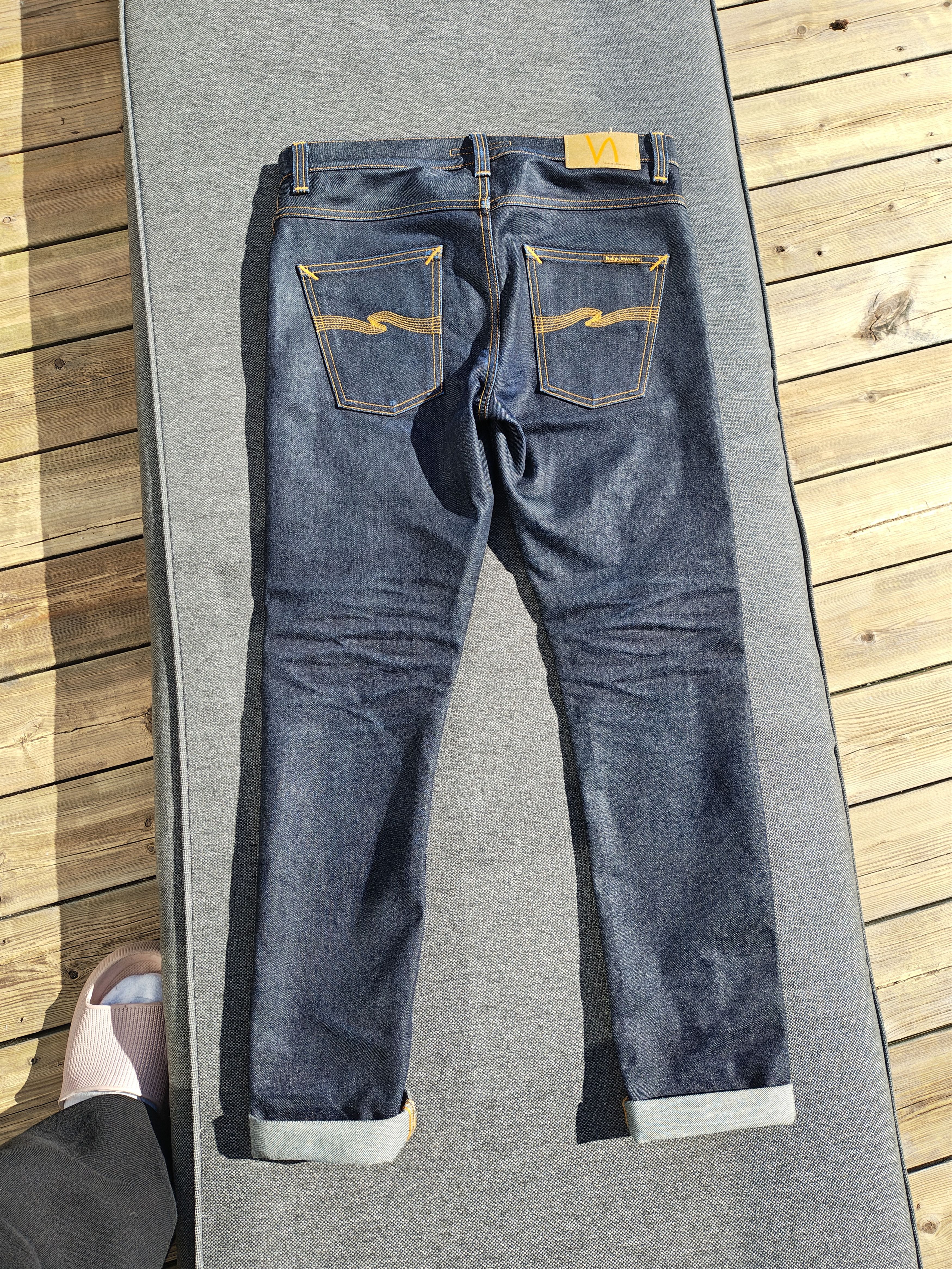 Nudie Jeans Nudie Jeans Lean Dean Dry Japan Selvage, W29 L30 Size US 29 - 2 Thumbnail