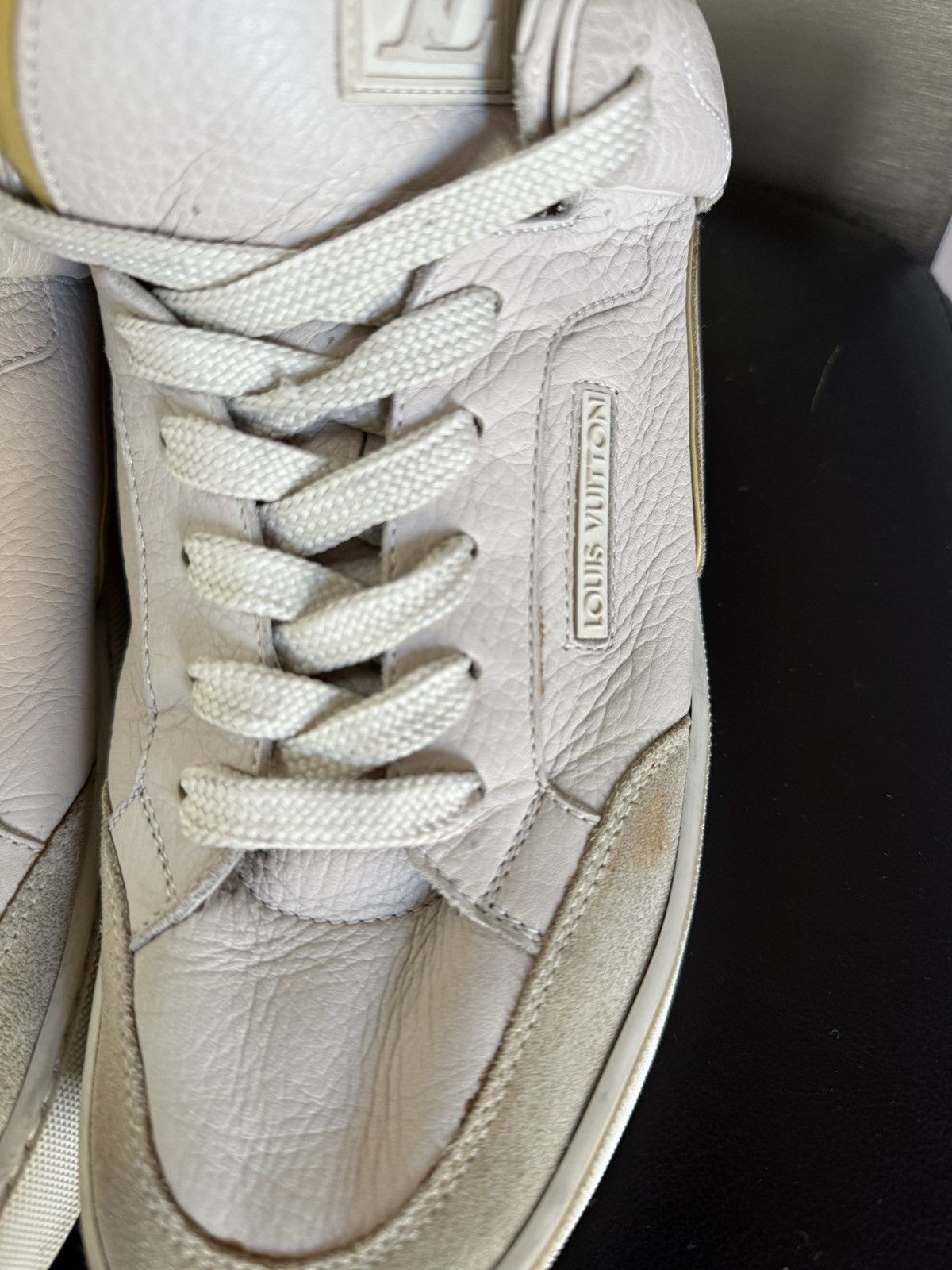 Louis Vuitton Kanye West x Louis Vuitton Don Cream 6.5 Size US 6.5 / EU 39-40 - 2 Thumbnail