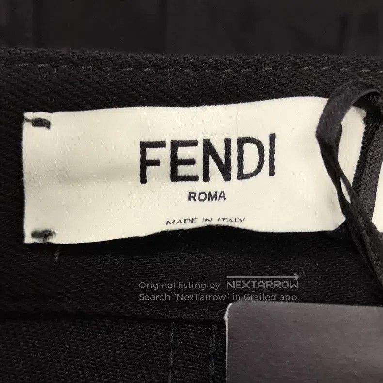 Fendi Fendi Cotton solid half skirt Size 25" / US 0 / IT 36 - 5 Thumbnail
