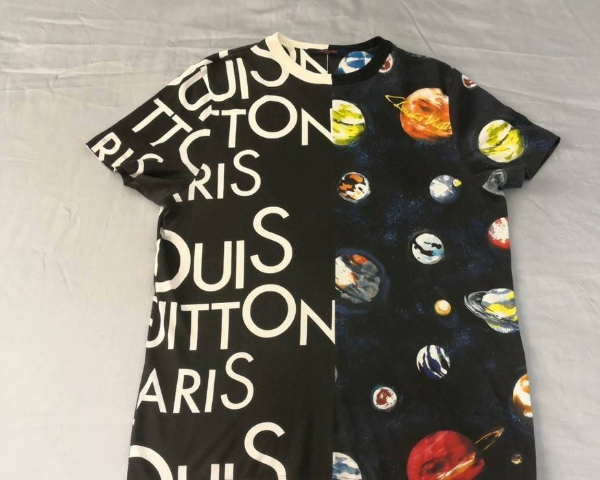 Louis Vuitton LV space planet tee S