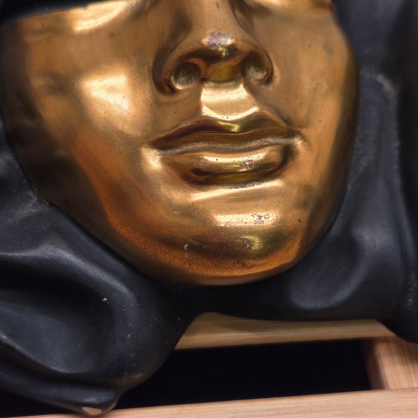 Vintage Vintage Hans Schirmer Achatit Venetian Mask - MCM Sculpture Size ONE SIZE - 10 Thumbnail