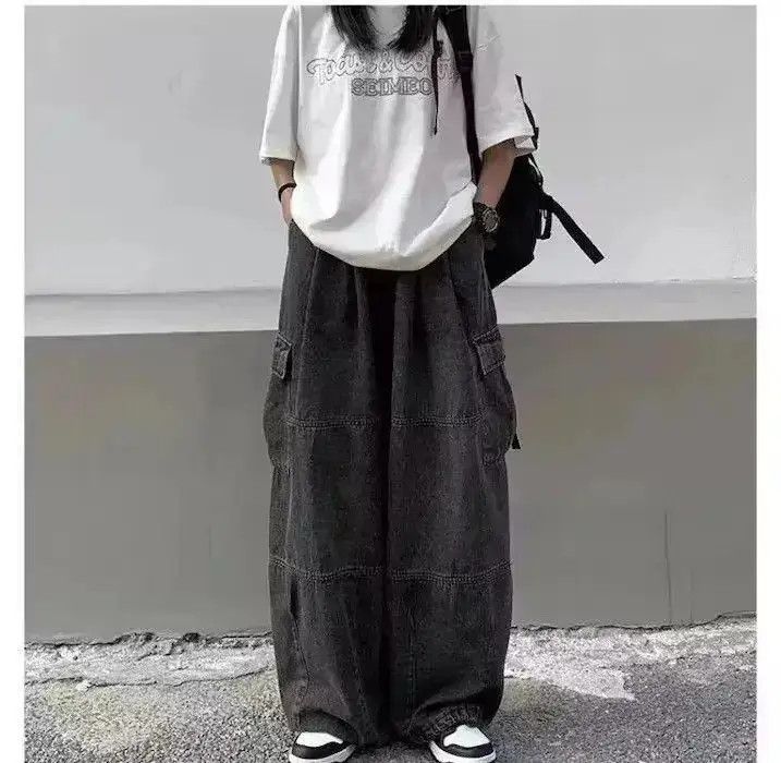 Japanese Brand Baggy Cargo Pants Size US 32 / EU 48 - 6 Thumbnail