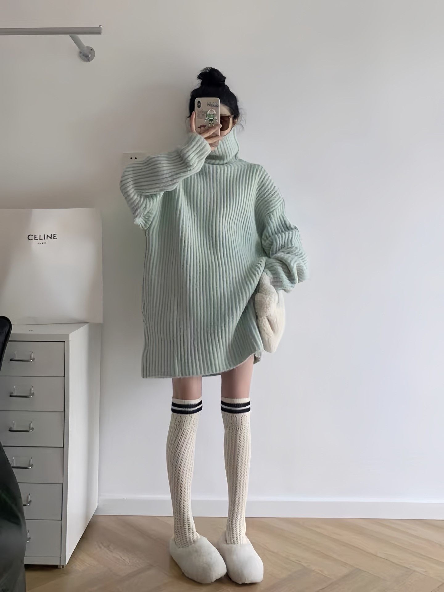 Maison Margiela Maison Margiela Knitted turtleneck cardigan sweatshirts 250 Size XS / US 0-2 / IT 36-38 - 2 Thumbnail
