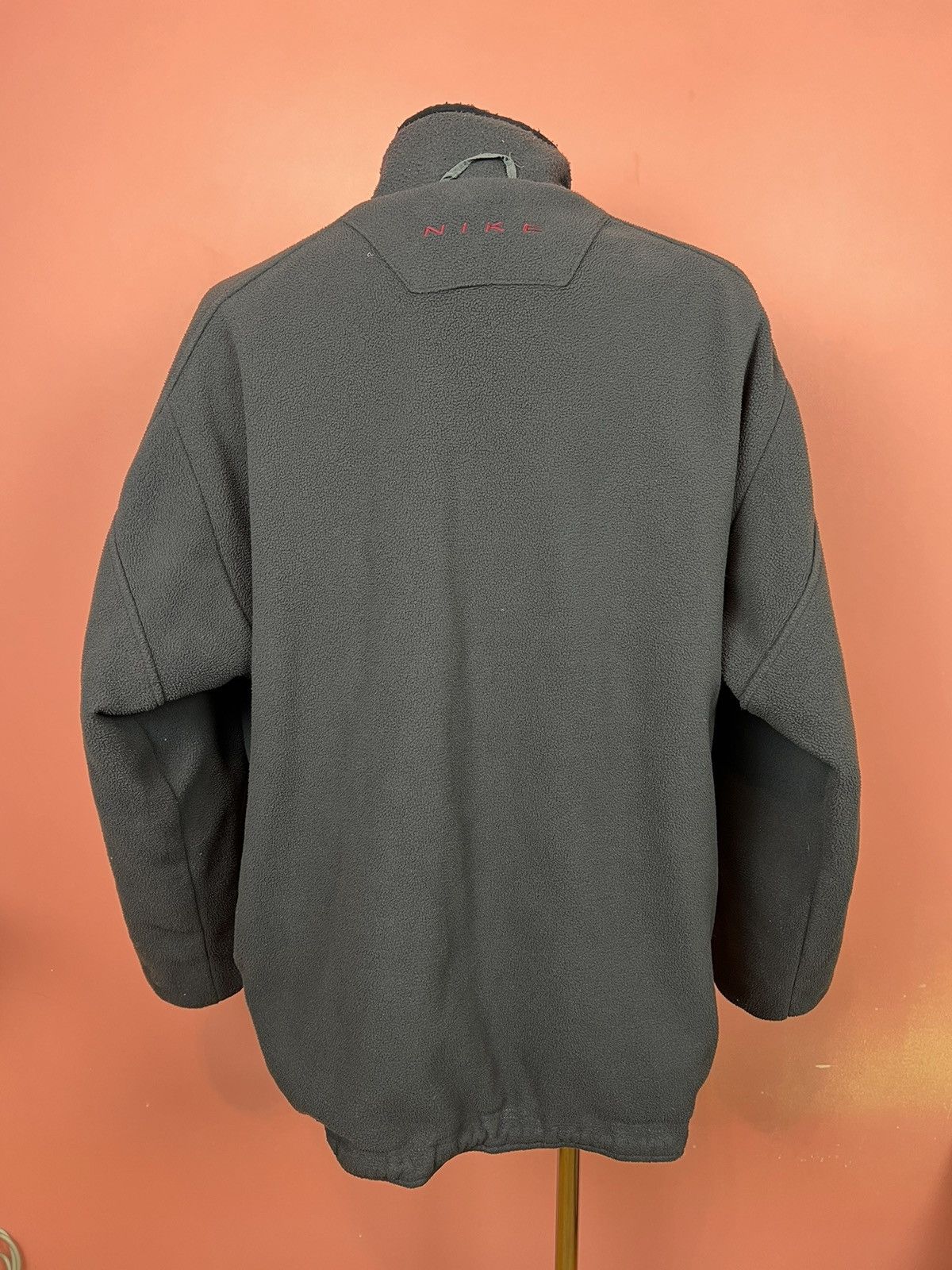 Vintage Nike vintage double sided jacket fleece nylon Size US XL / EU 56 / 4 - 7 Thumbnail