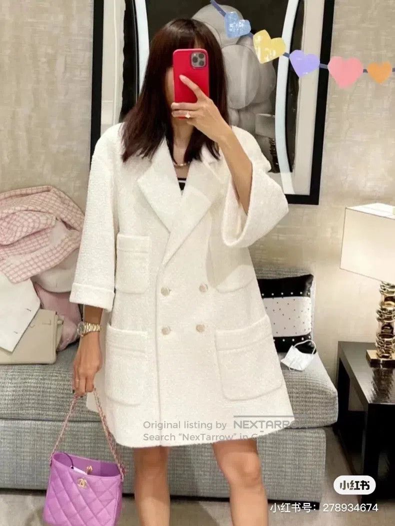 Chanel Chanel White four-pocket coat Size XS / US 0-2 / IT 36-38 - 8 Thumbnail