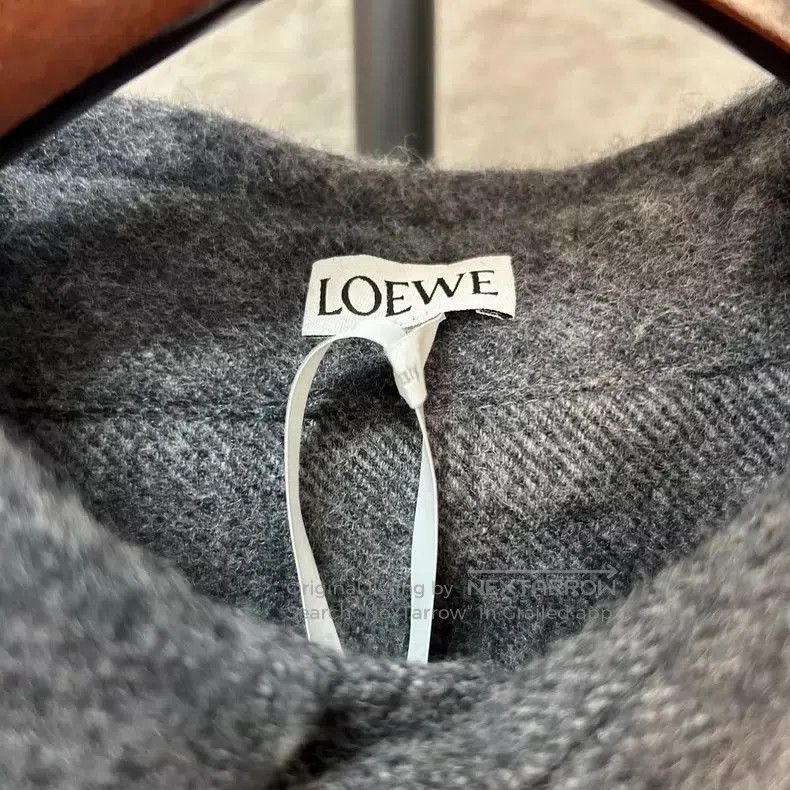 Loewe loewe gray logo fringe shirt jacket . Size US M / EU 48-50 / 2 - 3 Thumbnail