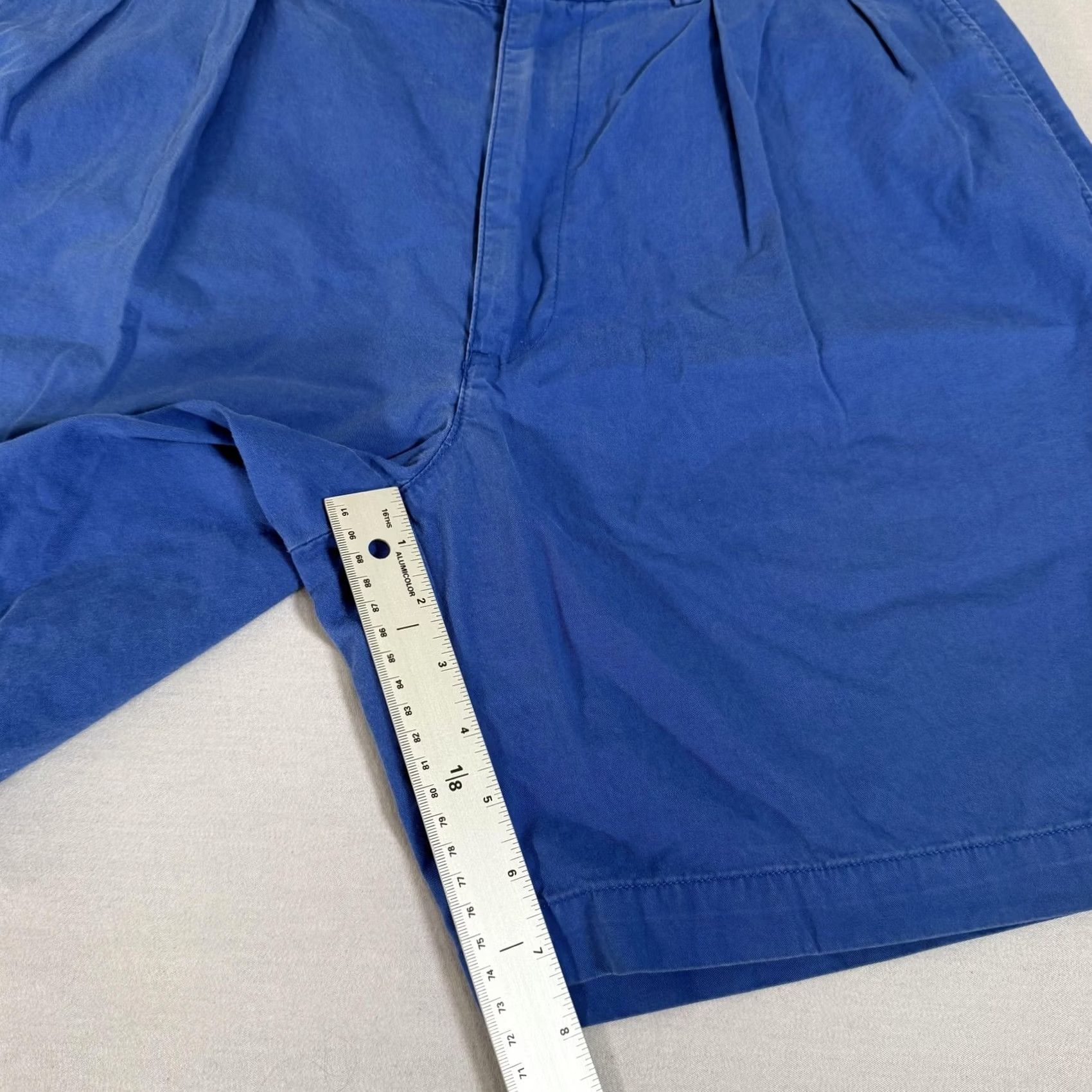 Polo Ralph Lauren Polo Ralph Lauren Mens Shorts Blue Pleated Chino Golf Cotton 35 90s Size US S / EU 44-46 / 1 - 5 Thumbnail