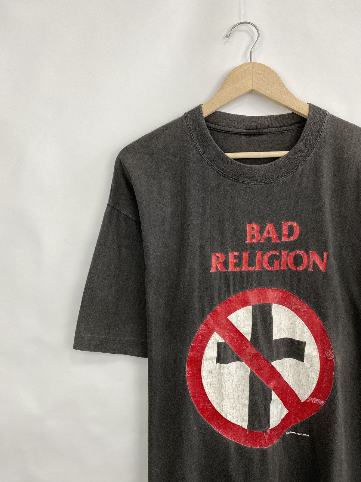 Band Tees × Metallica × Vintage Vintage 1989 Bad Religion Rock Bend T-Shirt Rare Retro Y2K Size US XL / EU 56 / 4 - 2 Thumbnail