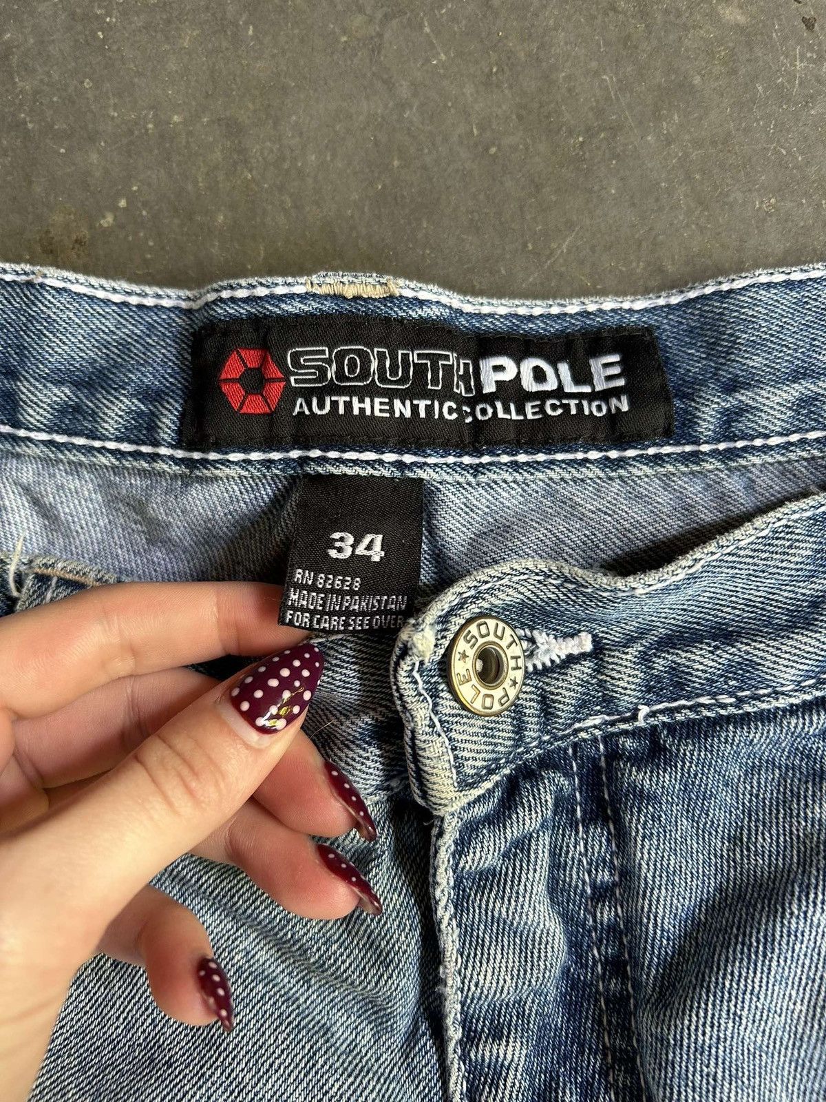 Southpole × Vintage Sick Y2K Vintage Skater SouthPole Baggy Jorts Size US 34 / EU 50 - 3 Thumbnail