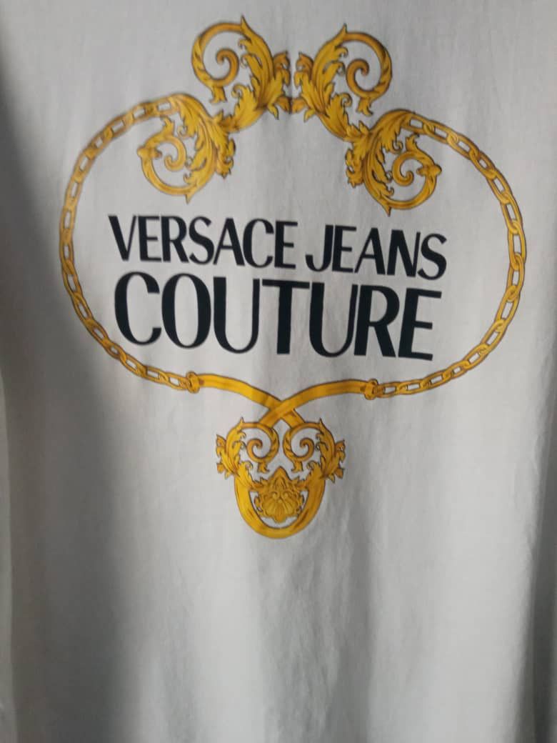 Versace Jeans Couture Versace Jeans Couture big logo luxury tee Size US L / EU 52-54 / 3 - 3 Thumbnail