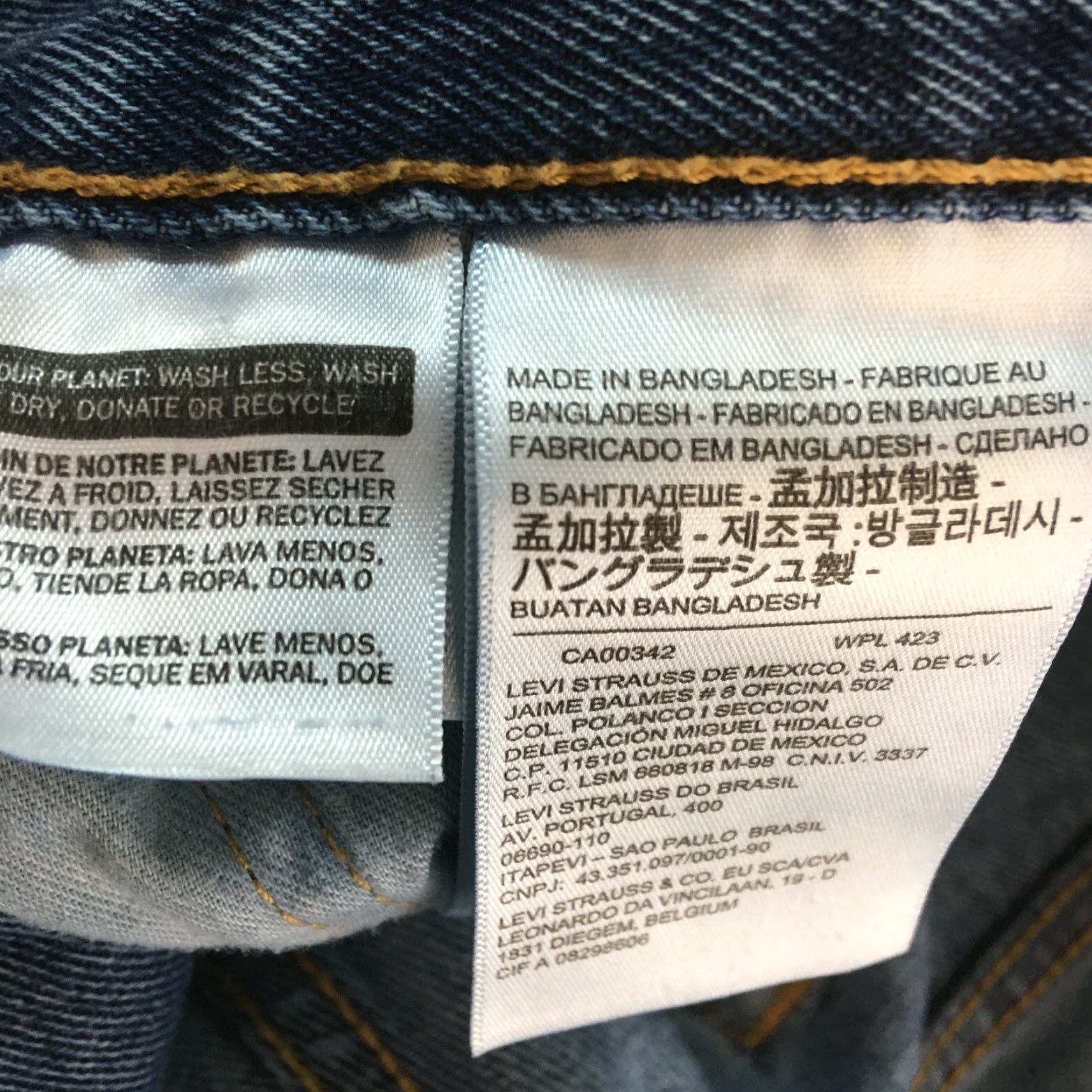 Levi's Levi's 550 Mens Jeans Straight Denim Blue 40X30 Regular Regular Mens Jeans 40X30 Blue Levi's 550 Jeans Size US 40 / EU 56 - 5 Thumbnail