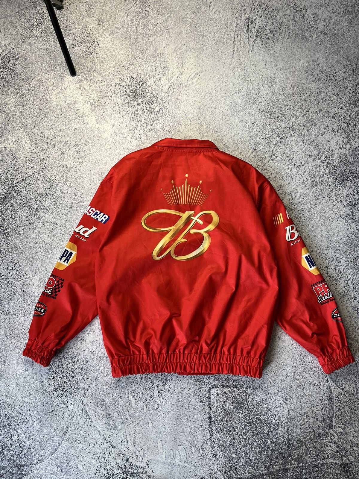 Vintage Novelty Racing Polyester Red Full Zip Up Lightweight Jacket Size US M / EU 48-50 / 2 - 8 Thumbnail
