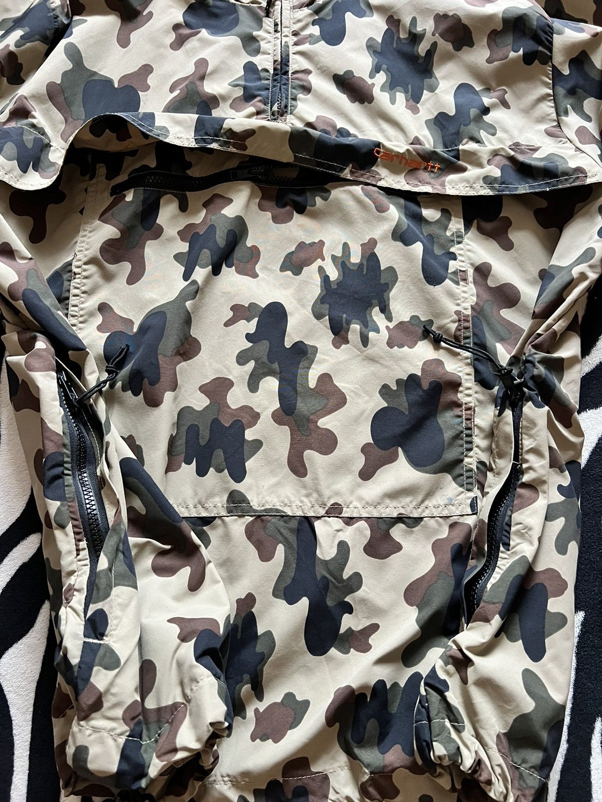 Carhartt × Carhartt Wip × Vintage Carhartt vintage nylon camo anorak jacket Size US XL / EU 56 / 4 - 7 Thumbnail