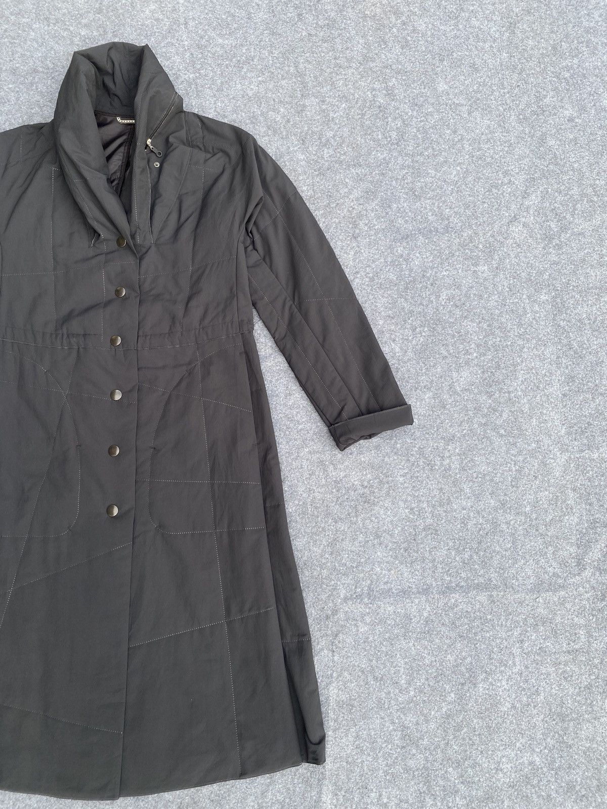 Issey Miyake × Pleats Please Issey Miyake Vintage pleats please issey miyake long jacket Size L / US 10 / IT 46 - 2 Thumbnail