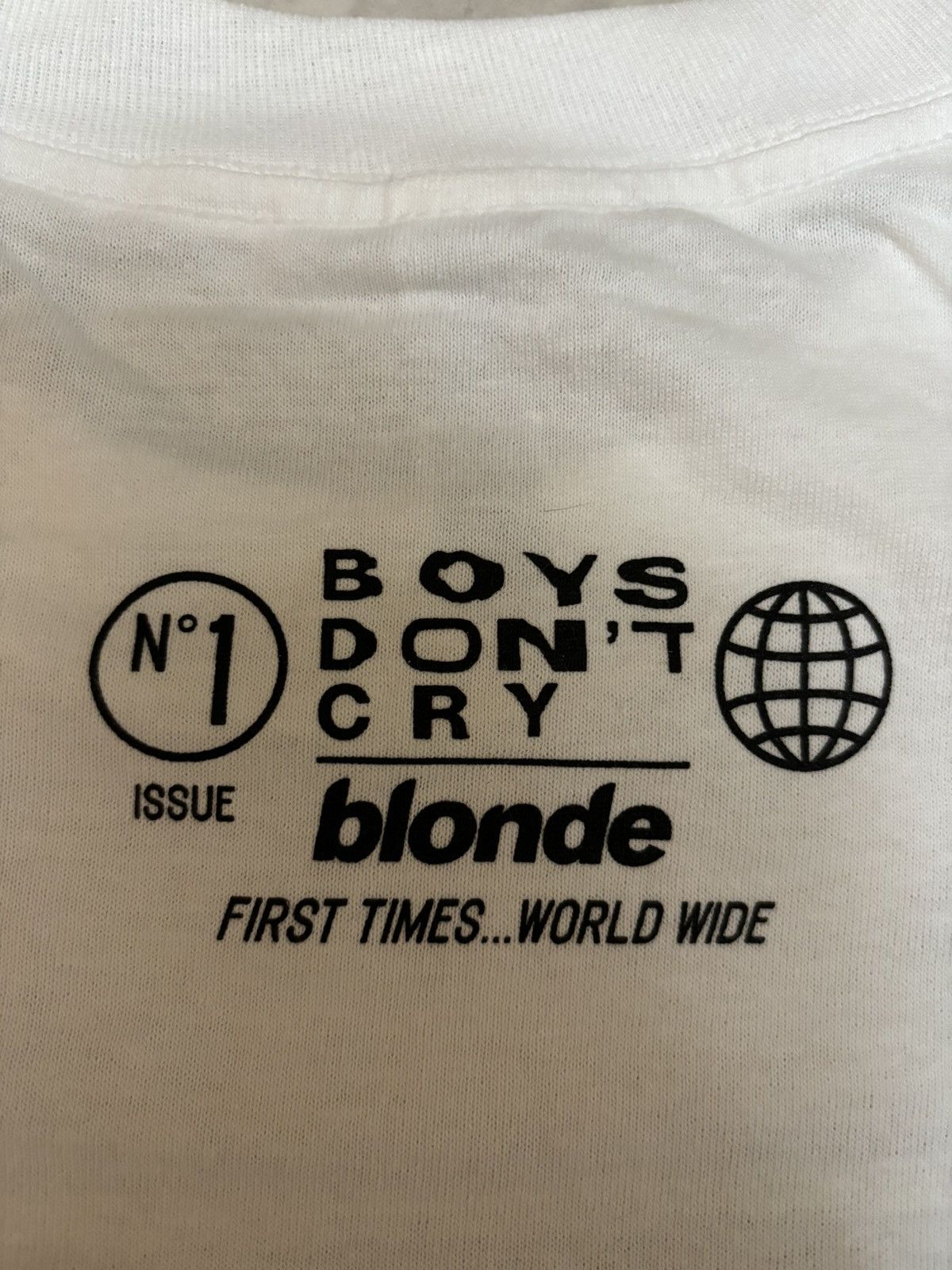 Band Tees Rare Authentic 2016 Frank Ocean Unreleased Blonde promo tee Size US XL / EU 56 / 4 - 7 Thumbnail