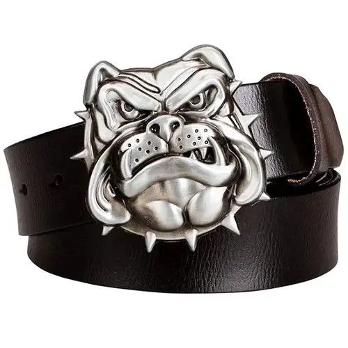 Designer 115cm Angry Dog Belt Size ONE SIZE - 4 Thumbnail