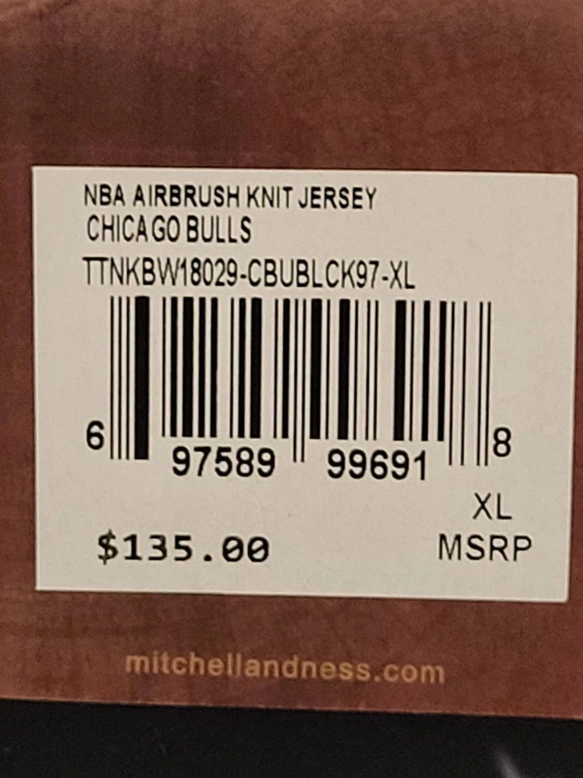 Mitchell & Ness Mitchell & Ness NBA Chicago Bulls Airbrush Swingman Jersey Size US XL / EU 56 / 4 - 5 Thumbnail
