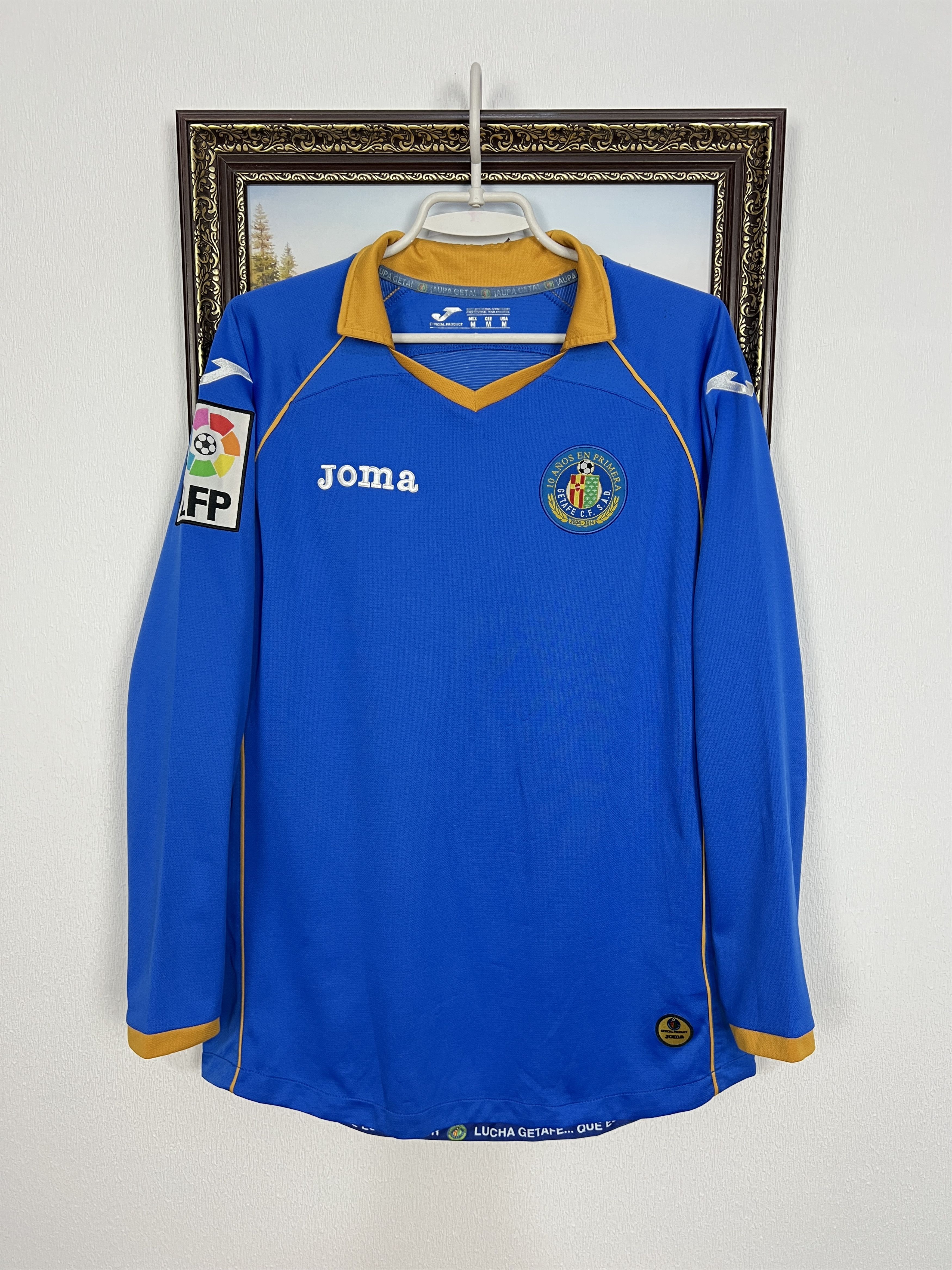 Joma Getafe Home football shirt 2013 Soccer Long Sleeve Joma Size US M / EU 48-50 / 2 - 1 Thumbnail