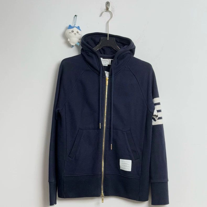 Thom Browne Thom Browne Zippered hoodie Size US L / EU 52-54 / 3 - 1 Thumbnail