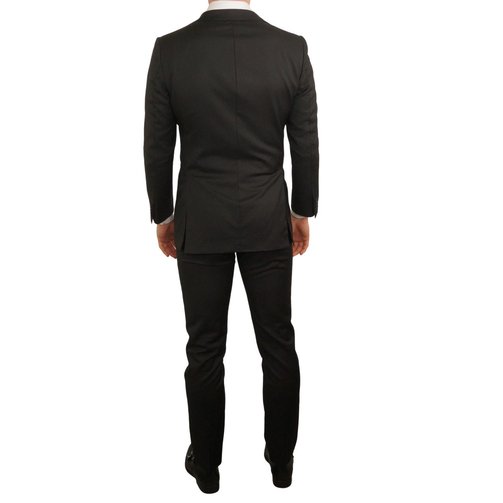 Suitsupply Men Suitsupply Suit Lazio Single Breasted Black Wool UK/US46 Size 46R - 3 Thumbnail