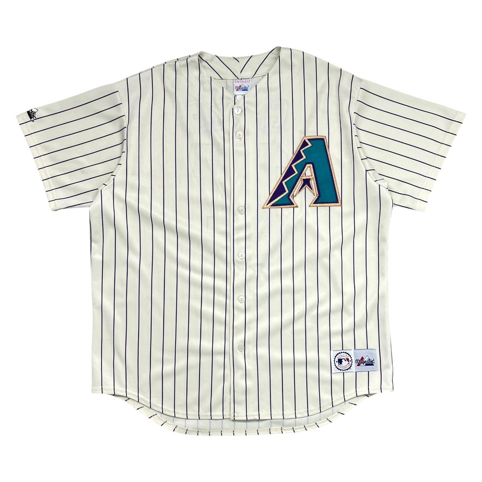 Majestic ARIZONA DIAMONDBACKS MARK GRACE MAJESTIC PINSTRIPE JERSEY Size US XL / EU 56 / 4 - 2 Thumbnail