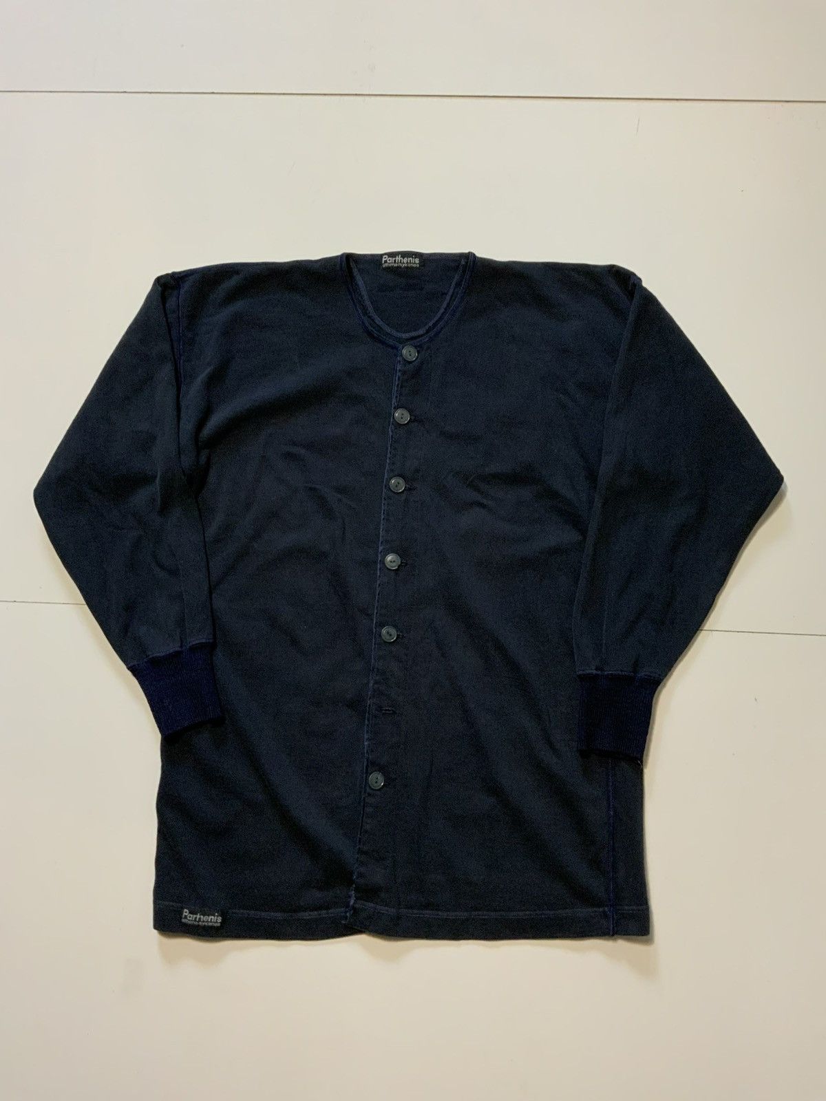 Other Parthenis Athens Ribbed Cotton L/S Button Down Thermal Shirt Size US M / EU 48-50 / 2 - 1 Thumbnail