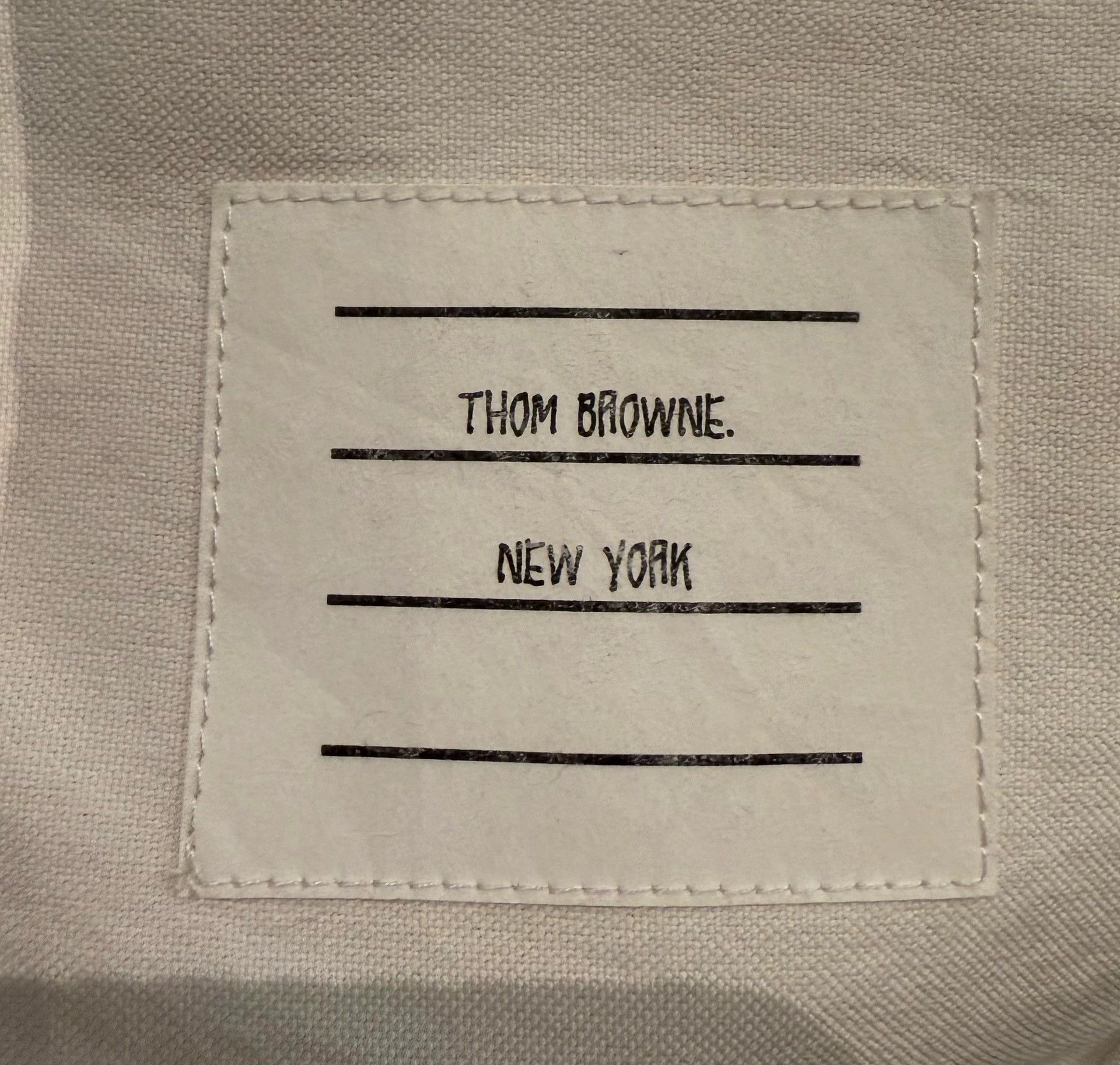 Thom Browne TB Women's Classic Tri-Color Placket White Oxford Shirt 40 Size S / US 4 / IT 40 - 3 Thumbnail