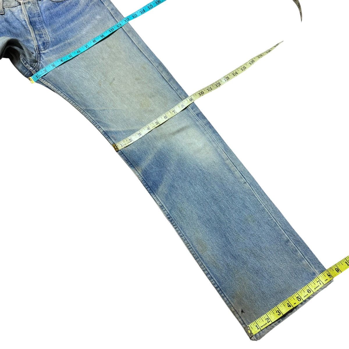 Levi's Vintage 90s Levis 501 Dirty Wash Rusty Jeans Size US 32 / EU 48 - 19 Thumbnail