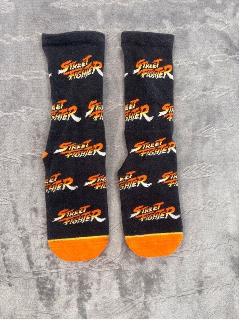 Stance Socks Men's Stance Socks, Street Fighter, M, Black/Orange Size ONE SIZE - 1 Thumbnail
