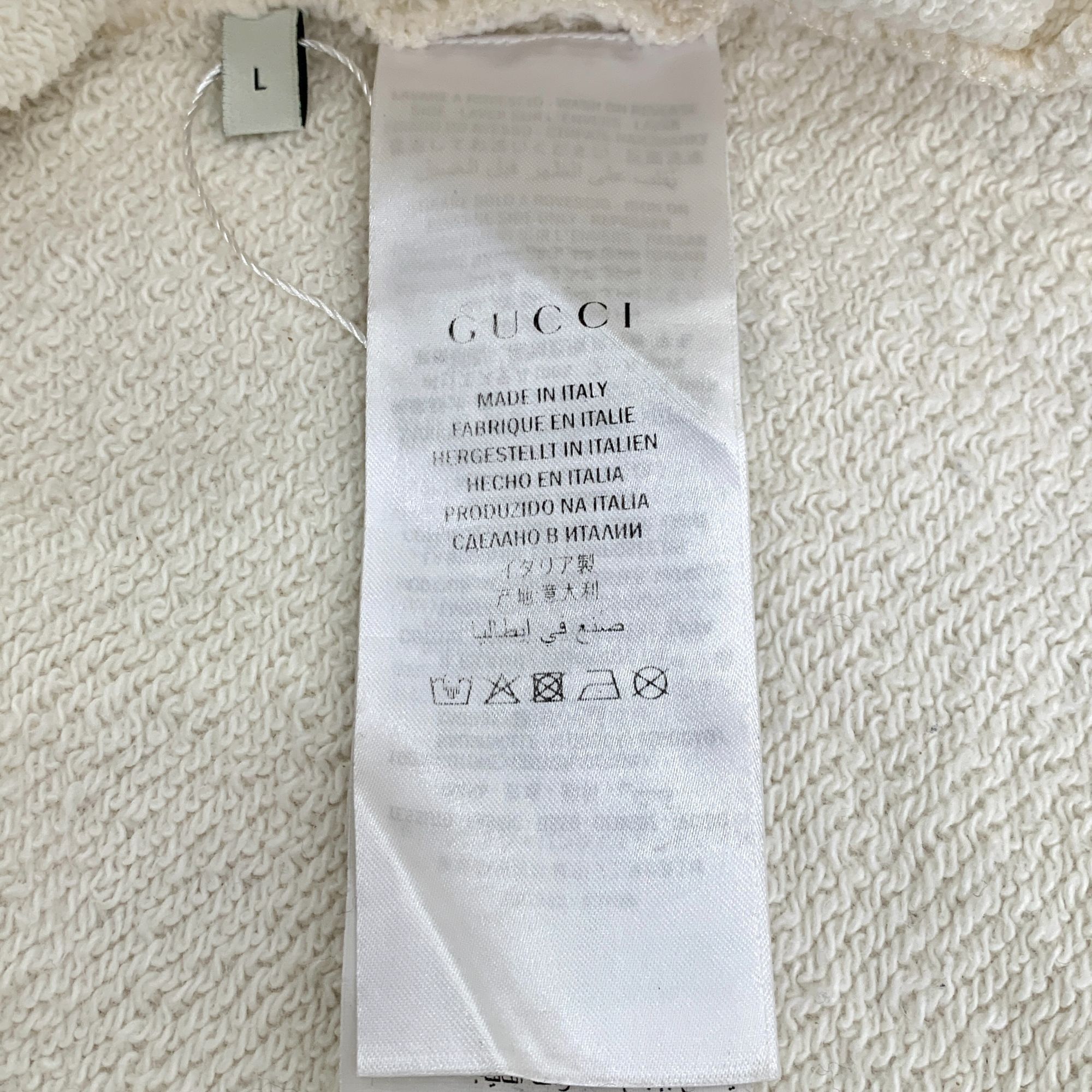 Gucci Gucci Sweatshirt With Leopard Embroidery Graphic Logo Size L / US 10 / IT 46 - 7 Thumbnail