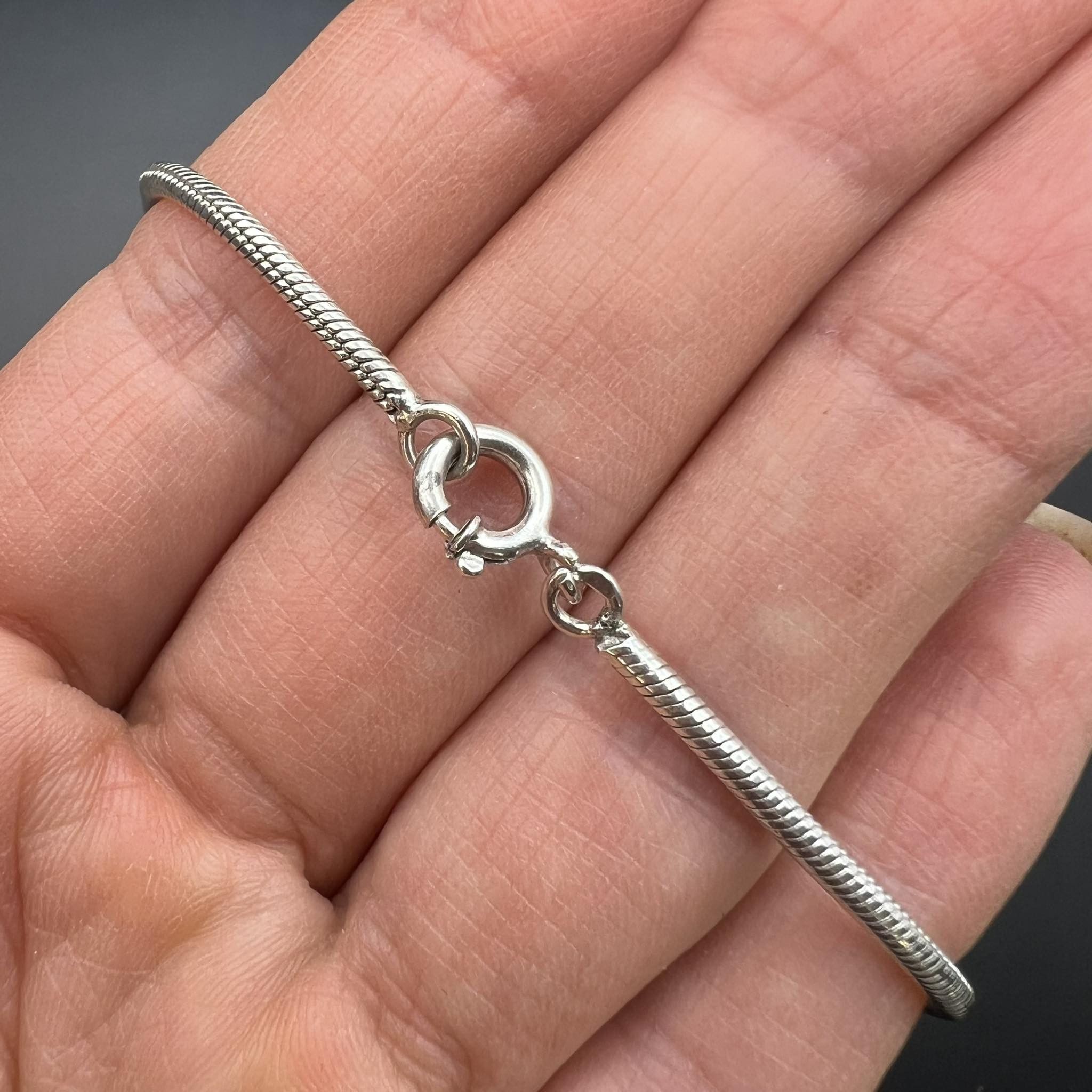 Sterling Silver Vintage Sterling Silver 925 Chain Necklace Marked 14.3 gr Size ONE SIZE - 5 Thumbnail
