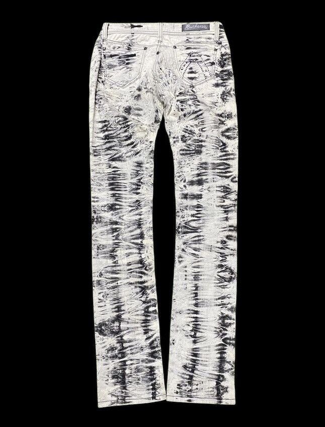 If Six Was Nine × Japanese Brand × Le Grande Bleu (L.G.B.) Buckaro Jeans ~ Acid Wash Distressed Size US 29 - 2 Thumbnail