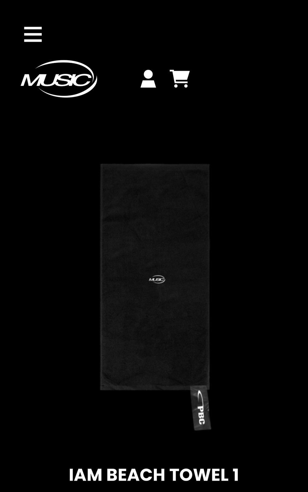Playboi Carti Playboi Carti IAMUSIC Towel Size ONE SIZE - 1 Preview