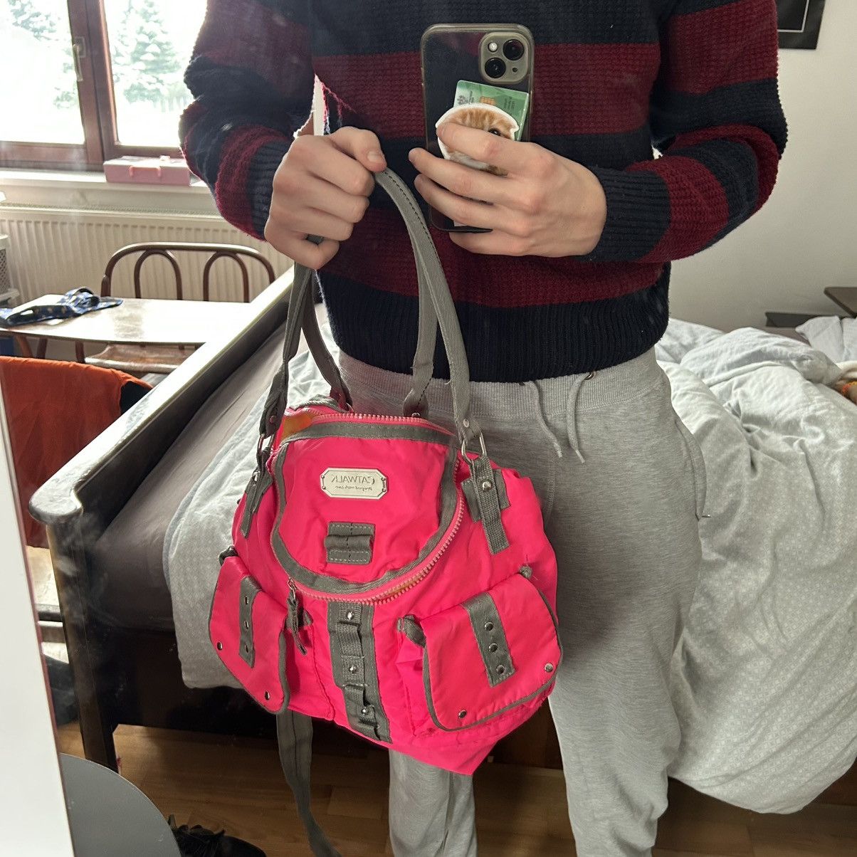 Vintage Y2K Catwalk crossbody bag pink Size ONE SIZE - 8 Thumbnail