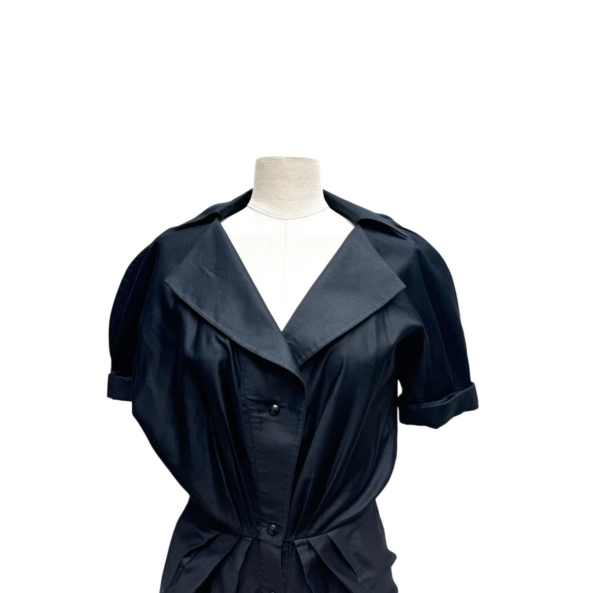 Thierry Mugler 1990s black sculptural dress Size S / US 4 / IT 40 - 2 Thumbnail