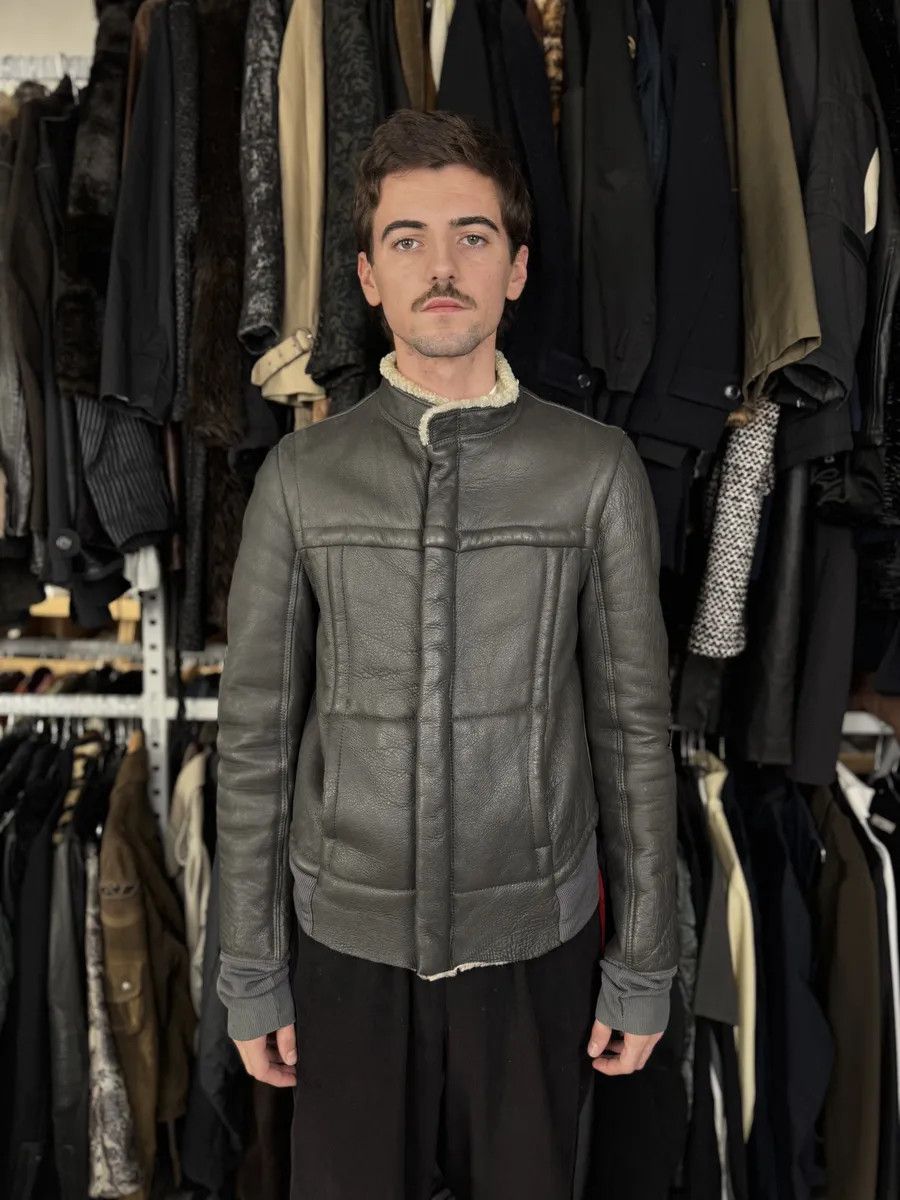 Rick Owens Rick Owens Premium Black Shearling Leather Jacket Size US M / EU 48-50 / 2 - 3 Thumbnail