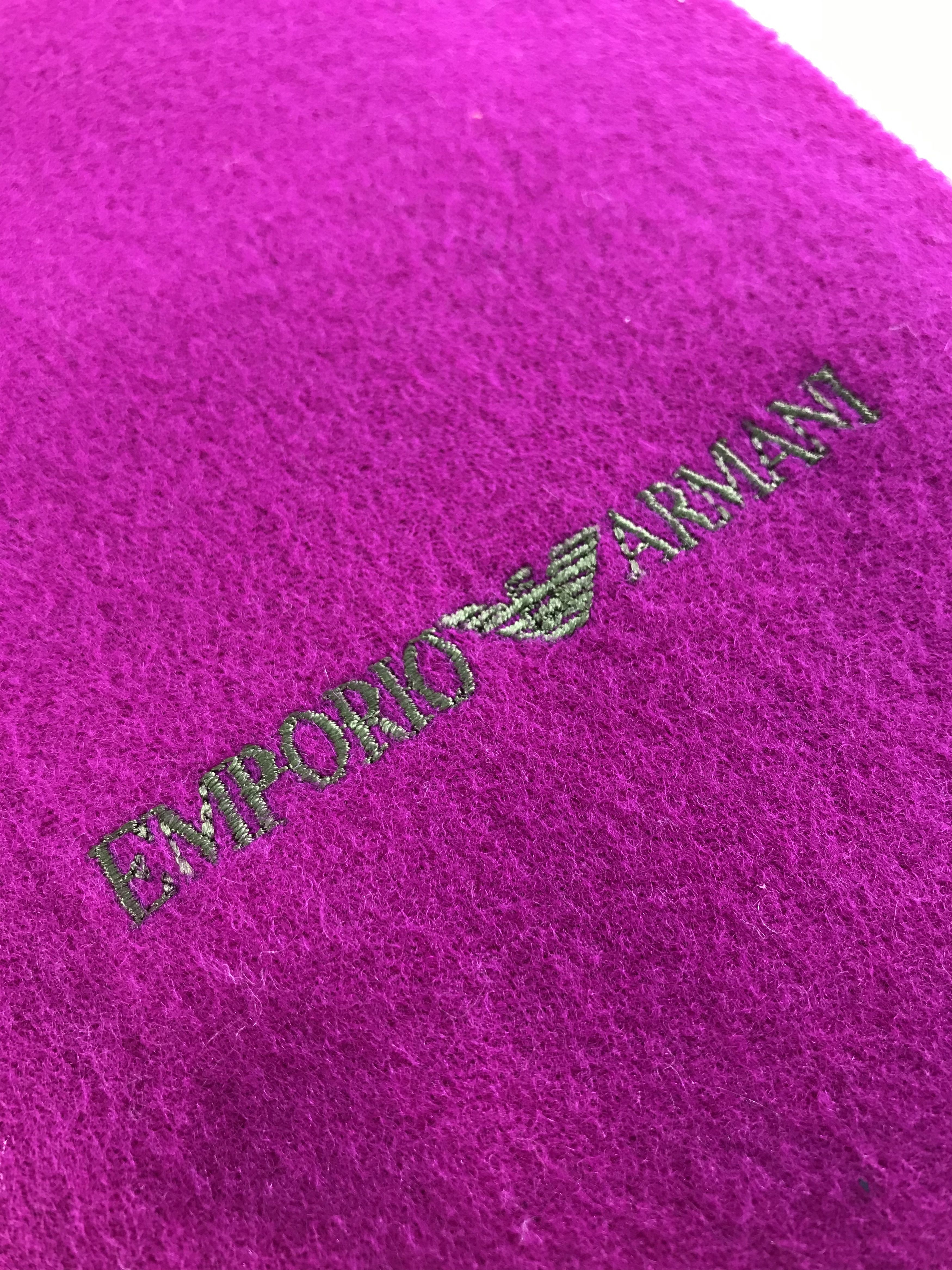 Emporio Armani Vintage Emporio Armani Scarf/Muffler/Neckwear MF876 Size ONE SIZE - 4 Thumbnail