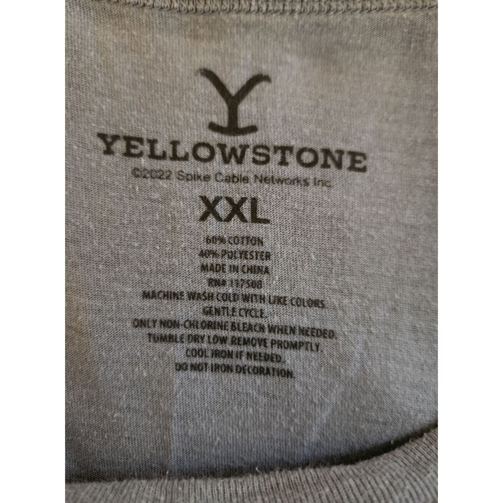 Vintage Yellowstone Dutton Ranch Montana Crop Top T Shirt Size XXL Blue Size XXL / US 16-18 / IT 52-54 - 3 Thumbnail