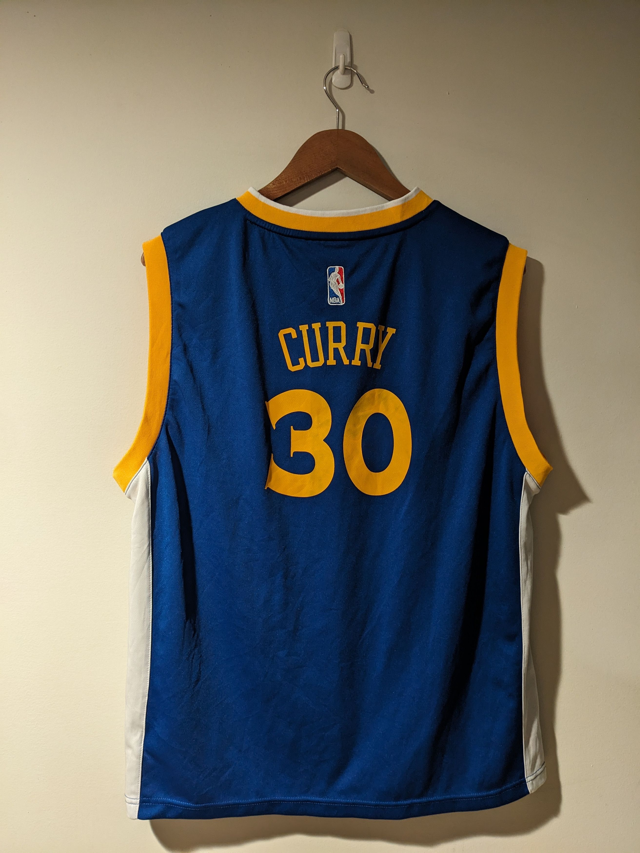 Adidas × NBA Golden State Warriors Steph Curry Basketball X-Large Jersey Size US XL / EU 56 / 4 - 6 Thumbnail