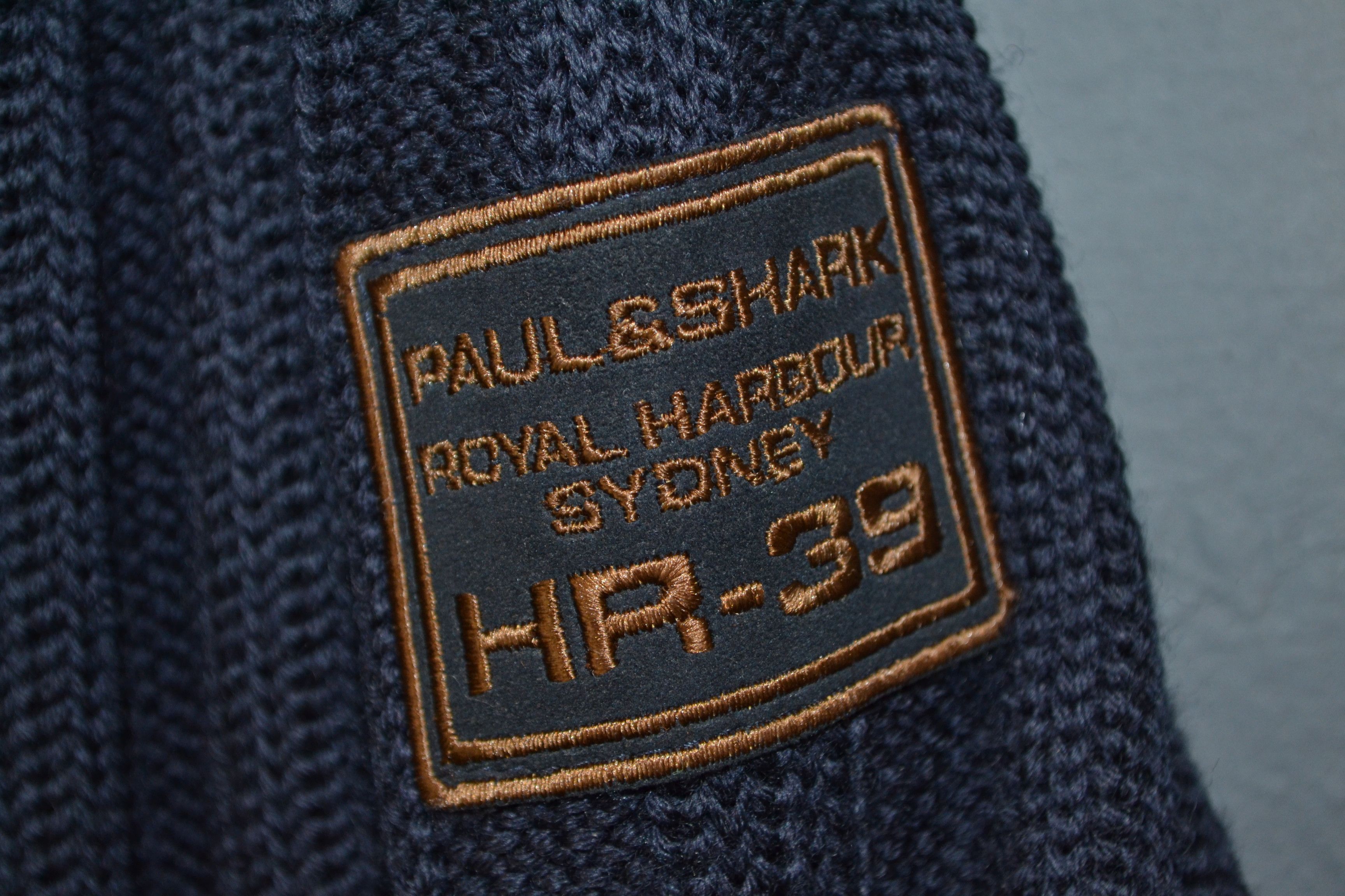 Paul & Shark Paul & Shark Bretagne Ribbed Knit Jacket Wool Leather Sydney Size US XL / EU 56 / 4 - 5 Thumbnail