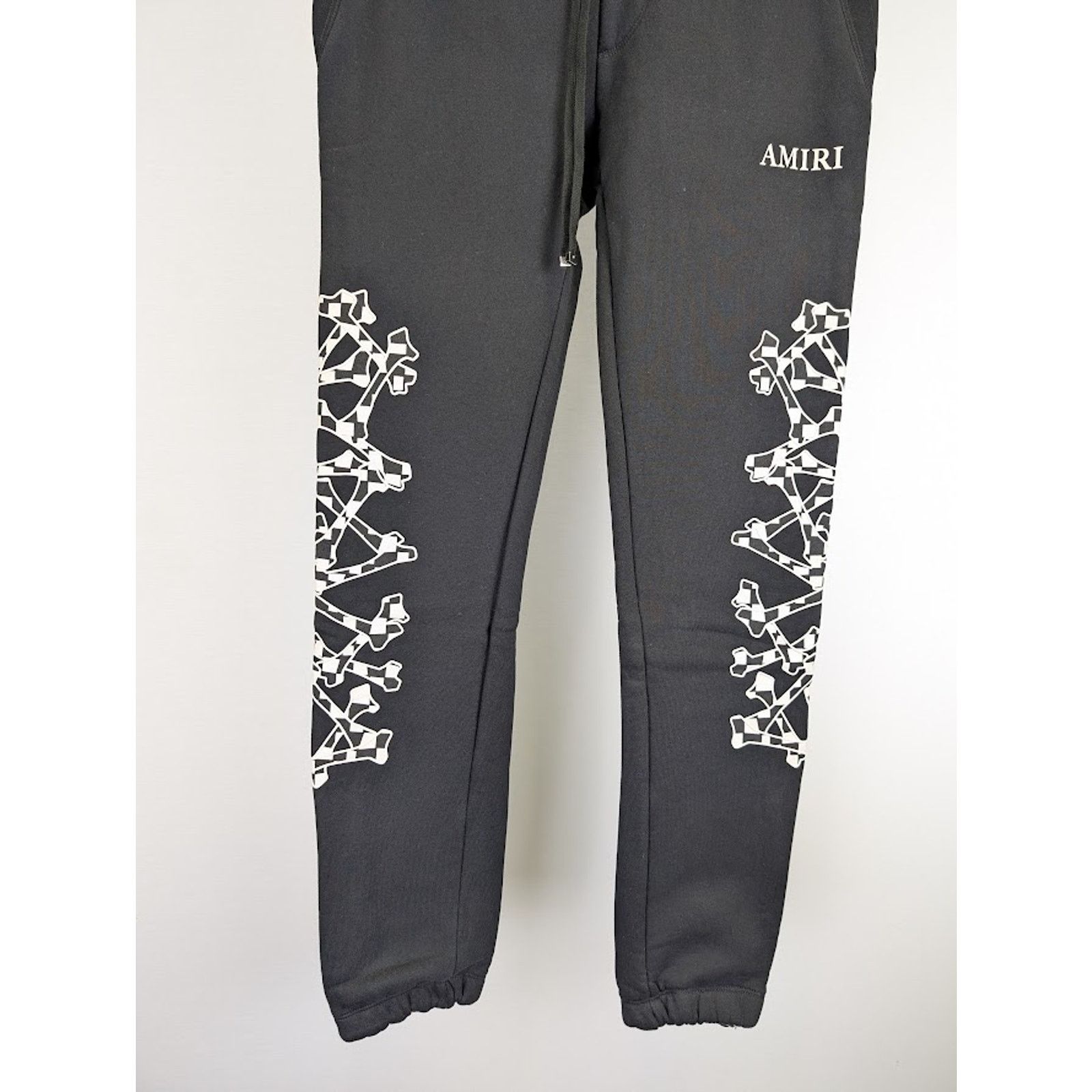 Amiri o1rshd1 Checkered Bones Sweatpants in Black Size US 36 / EU 52 - 13 Thumbnail