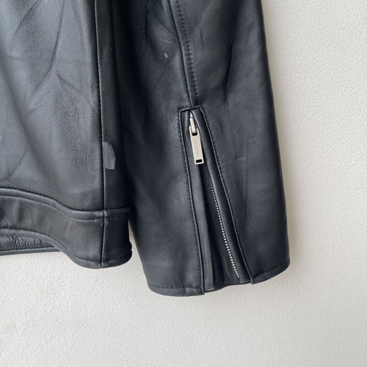 14th Addiction Archive AGINGCCC Lambskin Leather Single Rider Jacket Size US L / EU 52-54 / 3 - 10 Thumbnail